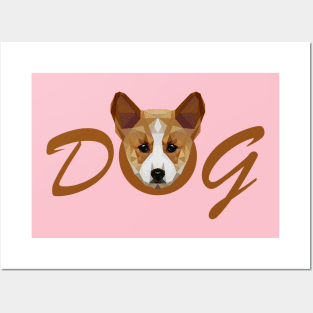 dog lover lowpoly Posters and Art